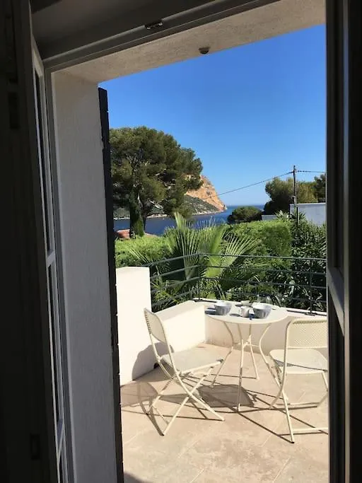 Cassis Calanques, 2 Pieces Grande Terrasse Vue Mer Apartment