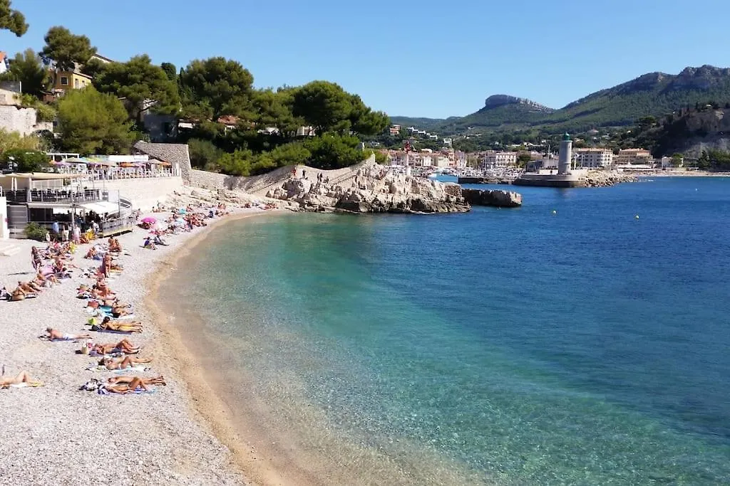 Lägenhet Cassis Calanques, 2 Pieces Grande Terrasse Vue Mer